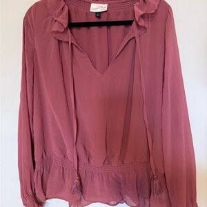 Universal Thread Women's Blouse in Mauve